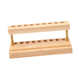 Wood Cosmetic Brushes Rack Phone Holder Pencil Holder for Dorm Stores Office Wood