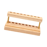 Wood Cosmetic Brushes Rack Phone Holder Pencil Holder for Dorm Stores Office Wood