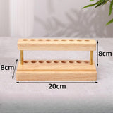 Wood Cosmetic Brushes Rack Phone Holder Pencil Holder for Dorm Stores Office Wood