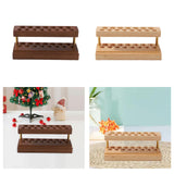 Maxbell Pencil Holder Wood Lightweight Cellphone Holder for Dorm Living Room Markers Brown