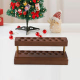 Maxbell Pencil Holder Wood Lightweight Cellphone Holder for Dorm Living Room Markers Brown