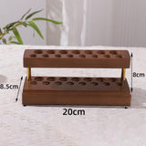 Maxbell Pencil Holder Wood Lightweight Cellphone Holder for Dorm Living Room Markers Brown