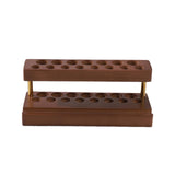 Maxbell Pencil Holder Wood Lightweight Cellphone Holder for Dorm Living Room Markers Brown