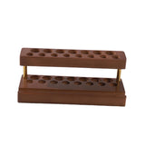 Maxbell Pencil Holder Wood Lightweight Cellphone Holder for Dorm Living Room Markers Brown