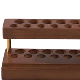 Maxbell Pencil Holder Wood Lightweight Cellphone Holder for Dorm Living Room Markers Brown