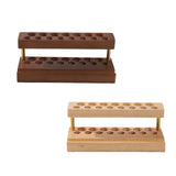 Maxbell Pencil Holder Wood Lightweight Cellphone Holder for Dorm Living Room Markers Brown