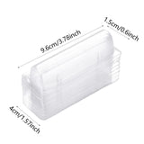 20 Pieces Clear Money Card Holder for Gift Packaging Crafts Chapstick Holder Money Card Holder