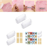 20 Pieces Clear Money Card Holder for Gift Packaging Crafts Chapstick Holder Money Card Holder