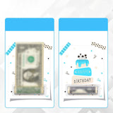 20 Pieces Clear Money Card Holder for Gift Packaging Crafts Chapstick Holder Money Card Holder