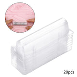 20 Pieces Clear Money Card Holder for Gift Packaging Crafts Chapstick Holder Money Card Holder