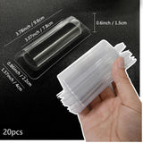 20 Pieces Clear Money Card Holder for Gift Packaging Crafts Chapstick Holder Money Card Holder