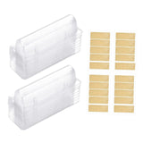 20 Pieces Clear Money Card Holder for Gift Packaging Crafts Chapstick Holder With Sticker