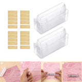 20 Pieces Clear Money Card Holder for Gift Packaging Crafts Chapstick Holder With Sticker