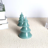 Christmas Tree Candle Mould Statue Home Decor DIY Crafting Soap Making Mould 10.5cmx10cm