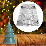 Christmas Tree Candle Mould Statue Home Decor DIY Crafting Soap Making Mould 10.5cmx10cm