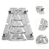 Christmas Tree Candle Mould Statue Home Decor DIY Crafting Soap Making Mould 11.9cmx12.4cm