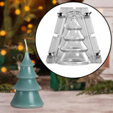 Christmas Tree Candle Mould Statue Home Decor DIY Crafting Soap Making Mould 11.9cmx12.4cm