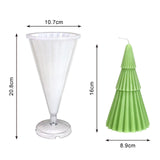 Christmas Tree Candle Mould Epoxy Resin Casting Handmade Candle Making Mould Small