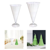 Christmas Tree Candle Mould Epoxy Resin Casting Handmade Candle Making Mould Small