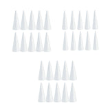 10x Foam Cones for Crafts Decorations for Children Kids Celebration Festival 6.8cmx4cm