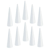 10x Foam Cones for Crafts Decorations for Children Kids Celebration Festival 7cmx2.3cm