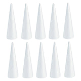 10x Foam Cones for Crafts Decorations for Children Kids Celebration Festival 7cmx2.3cm