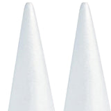 10x Foam Cones for Crafts Decorations for Children Kids Celebration Festival 7cmx3.6cm