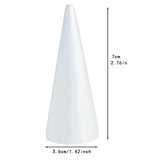 10x Foam Cones for Crafts Decorations for Children Kids Celebration Festival 7cmx3.6cm