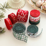 Christmas Ribbons DIY Home Decor for Bow Making Flower Making Valentines Day Green