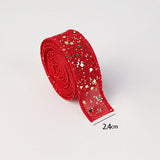 Christmas Ribbons DIY Home Decor for Bow Making Flower Making Valentines Day Red