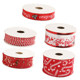 Christmas Ribbons DIY Home Decor for Bow Making Flower Making Valentines Day Red