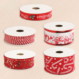 Christmas Ribbons DIY Home Decor for Bow Making Flower Making Valentines Day Red