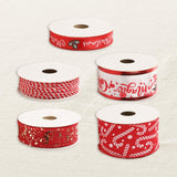 Christmas Ribbons DIY Home Decor for Bow Making Flower Making Valentines Day Red