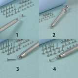 Bead Ball Grabber 115mm Portable, Chip Extraction Tool for Electronic Repair Silver