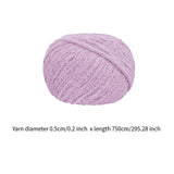 Chunky Yarn Thicken Knit Blanket Yarn for Crocheting Hand Knitting Hats Purple