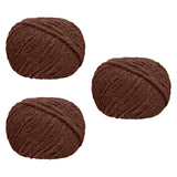 Chunky Yarn Thicken Knit Blanket Yarn for Crocheting Hand Knitting Hats Brown