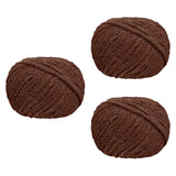 Chunky Yarn Thicken Knit Blanket Yarn for Crocheting Hand Knitting Hats Brown