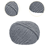 Chunky Yarn Thicken Knit Blanket Yarn for Crocheting Hand Knitting Hats Gray