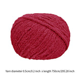 Chunky Yarn Thicken Knit Blanket Yarn for Crocheting Hand Knitting Hats Red