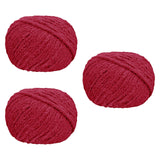 Chunky Yarn Thicken Knit Blanket Yarn for Crocheting Hand Knitting Hats Red