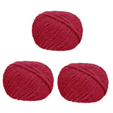 Chunky Yarn Thicken Knit Blanket Yarn for Crocheting Hand Knitting Hats Red