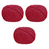 Chunky Yarn Thicken Knit Blanket Yarn for Crocheting Hand Knitting Hats Red