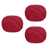 Chunky Yarn Thicken Knit Blanket Yarn for Crocheting Hand Knitting Hats Red