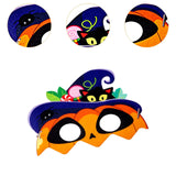 Kids Halloween Mask Crafts Funny Craft Kit for Group Activities Party Favors Pumpkin Elf