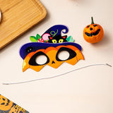 Kids Halloween Mask Crafts Funny Craft Kit for Group Activities Party Favors Pumpkin Elf