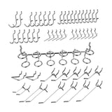 50x Pegboard Hooks Pegboard Accessories Organizer Kit for Supermarket Garden