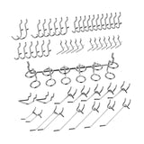 50x Pegboard Hooks Pegboard Accessories Organizer Kit for Supermarket Garden