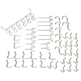 50x Pegboard Hooks Pegboard Accessories Organizer Kit for Supermarket Garden