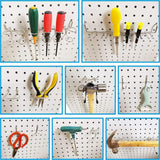 50x Pegboard Hooks Pegboard Accessories Organizer Kit for Supermarket Garden