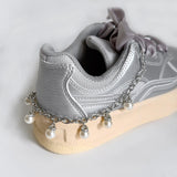 Maxbell Shoe Chain DIY Decor Shoelaces Chains Charm for Valentine Engagement Wedding